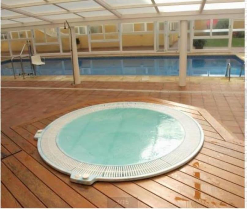 Apartamento Vistas Al Mar Con Piscina Y Terraza Foz Luaran gambar